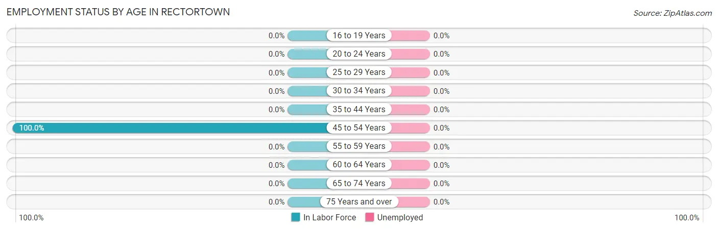 Employment Status by Age in Rectortown