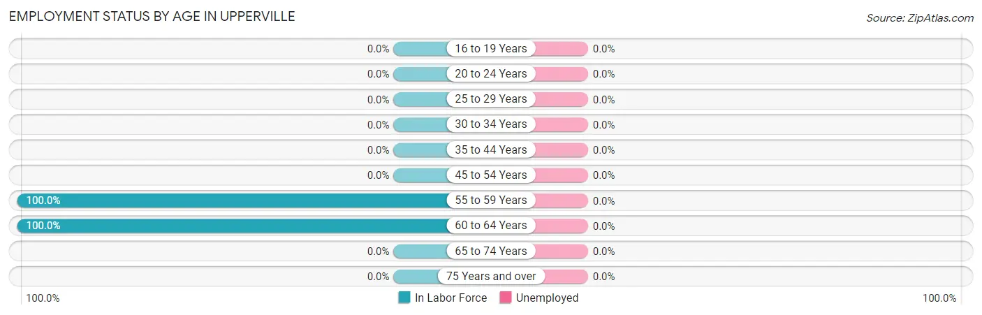 Employment Status by Age in Upperville