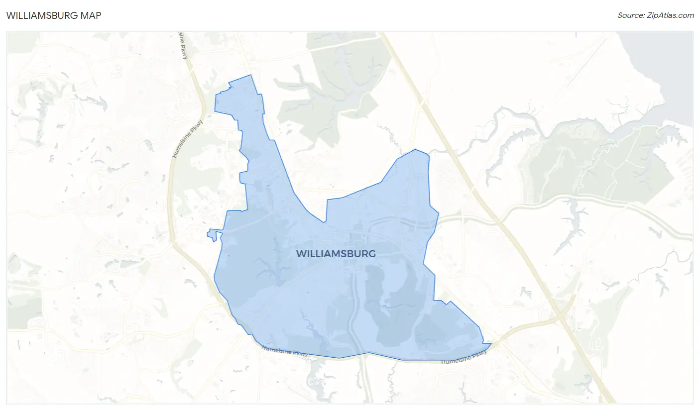 Williamsburg Map