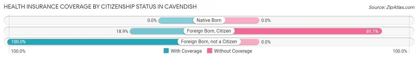 Health Insurance Coverage by Citizenship Status in Cavendish