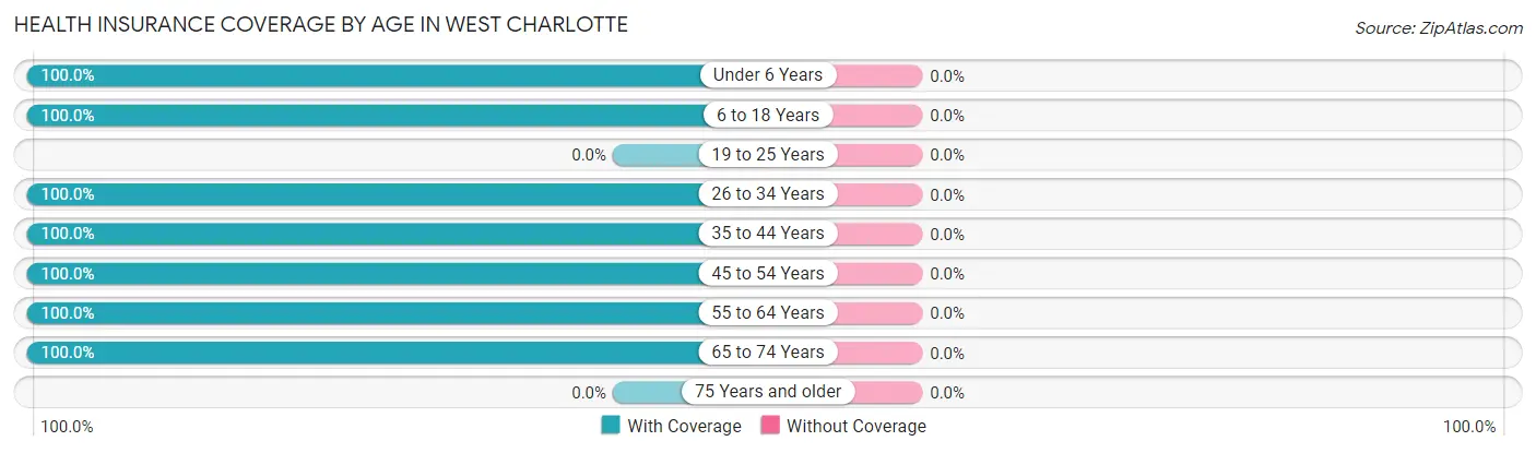 Health Insurance Coverage by Age in West Charlotte