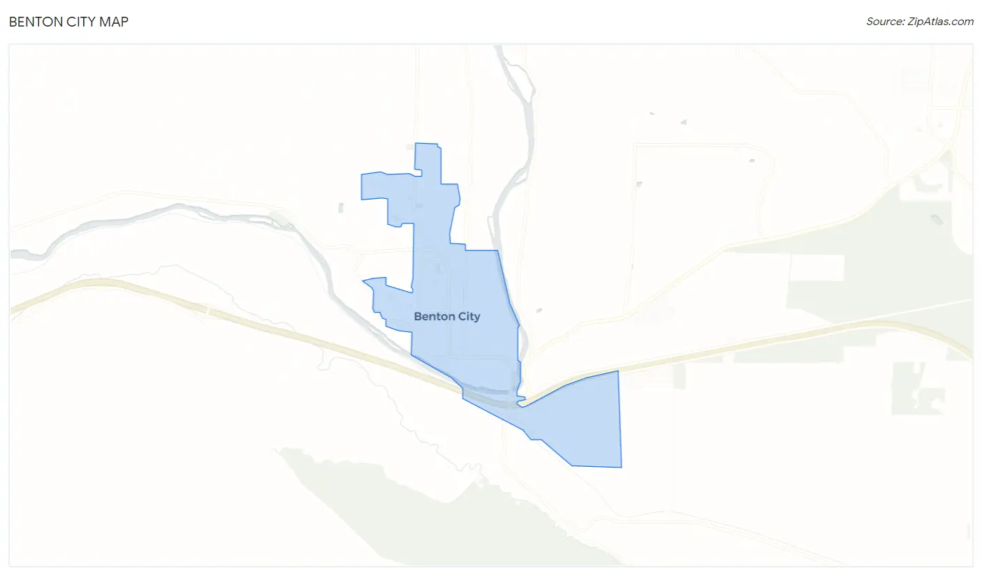Benton City Map