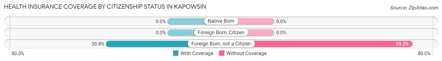 Health Insurance Coverage by Citizenship Status in Kapowsin