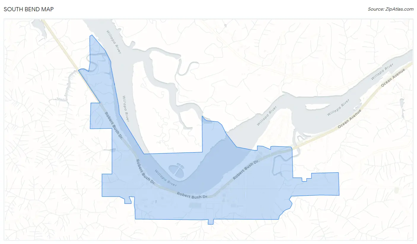 South Bend Map