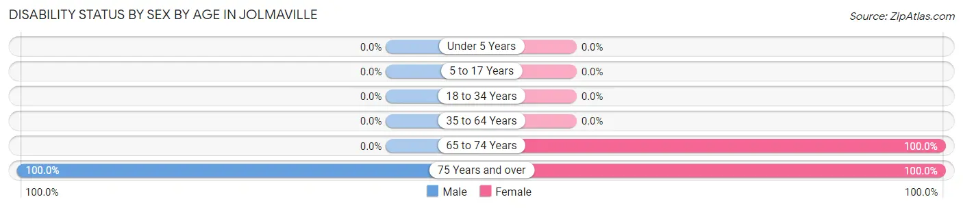 Disability Status by Sex by Age in Jolmaville