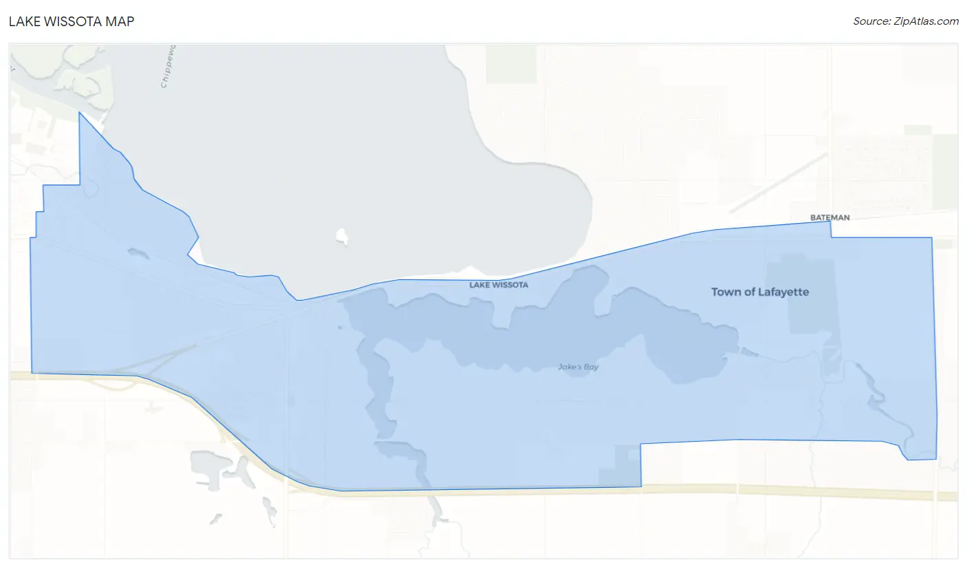 Lake Wissota Map