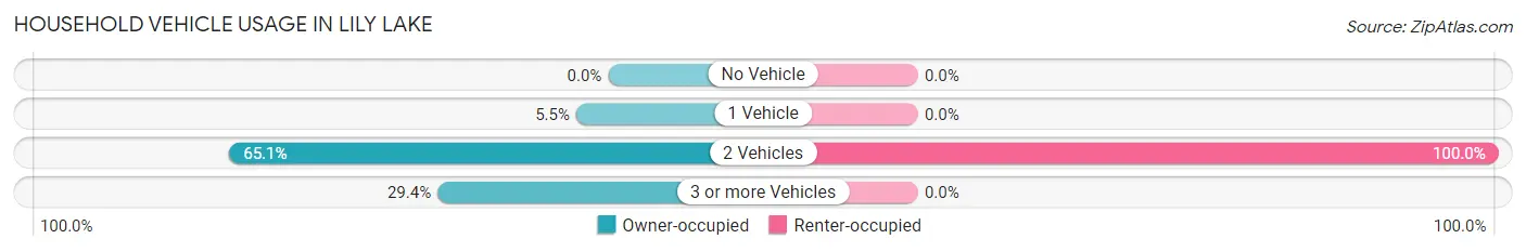 Household Vehicle Usage in Lily Lake