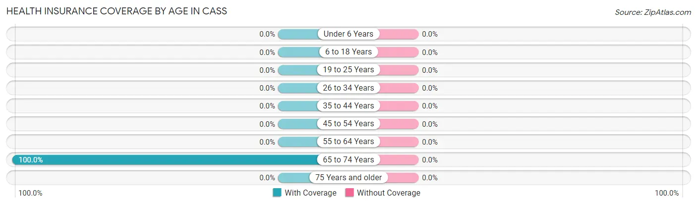 Health Insurance Coverage by Age in Cass