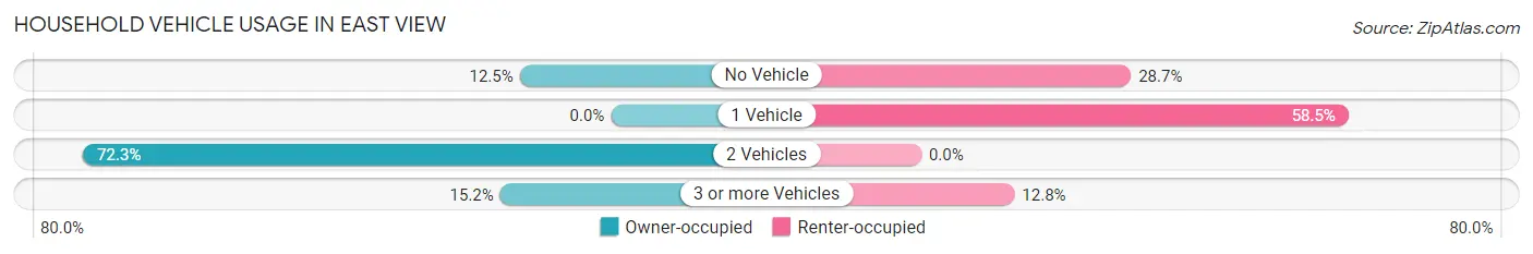 Household Vehicle Usage in East View