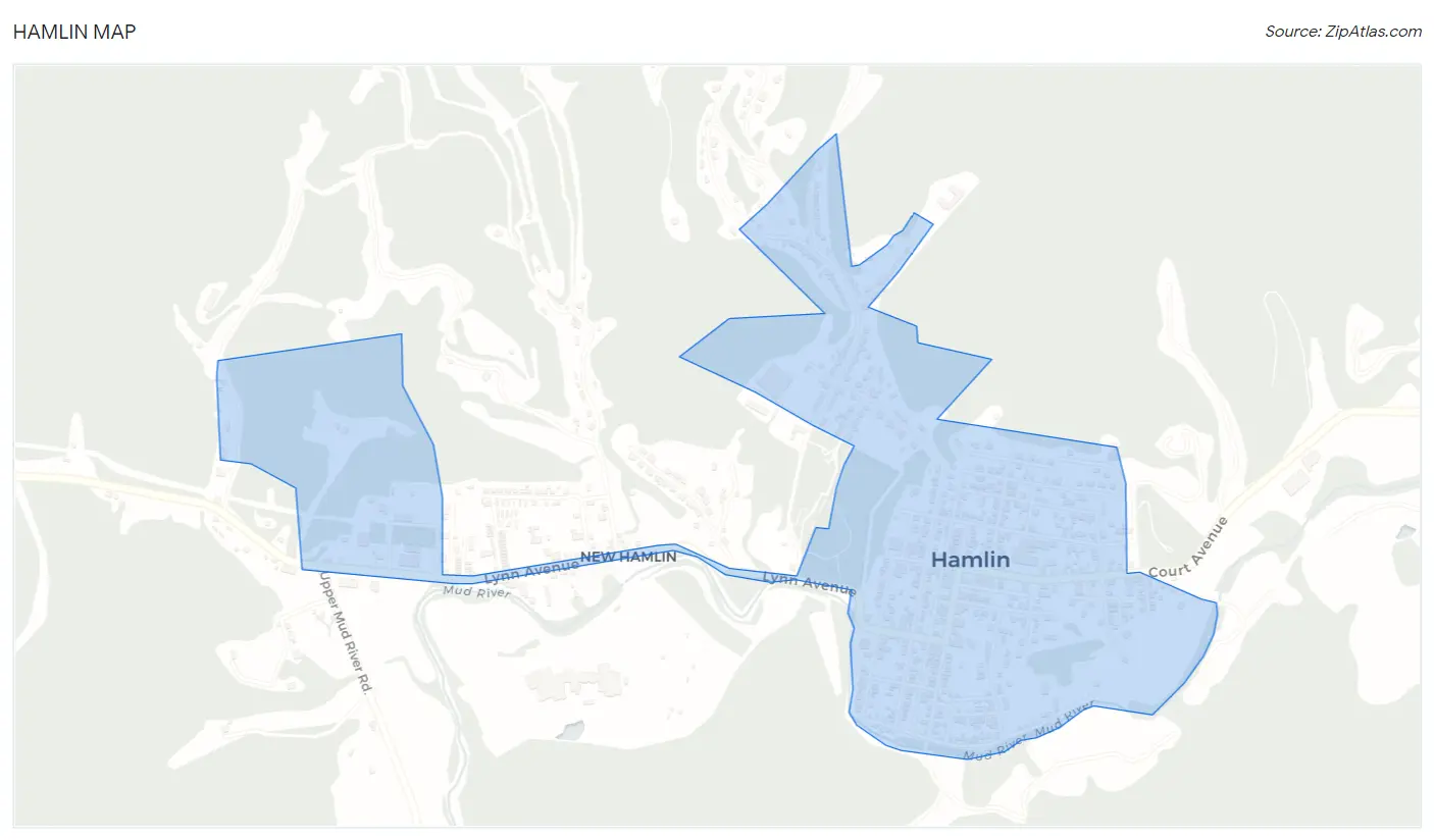 Hamlin Map