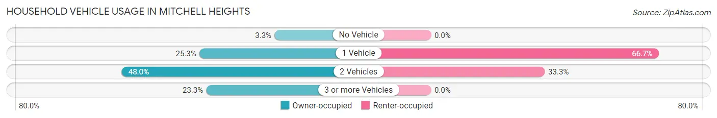 Household Vehicle Usage in Mitchell Heights