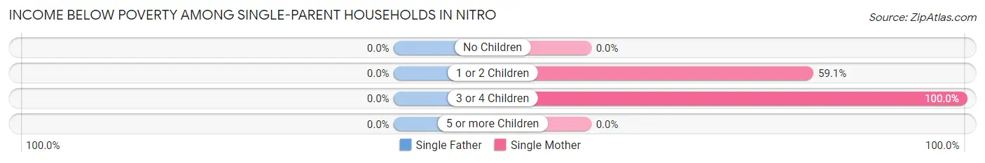 Income Below Poverty Among Single-Parent Households in Nitro