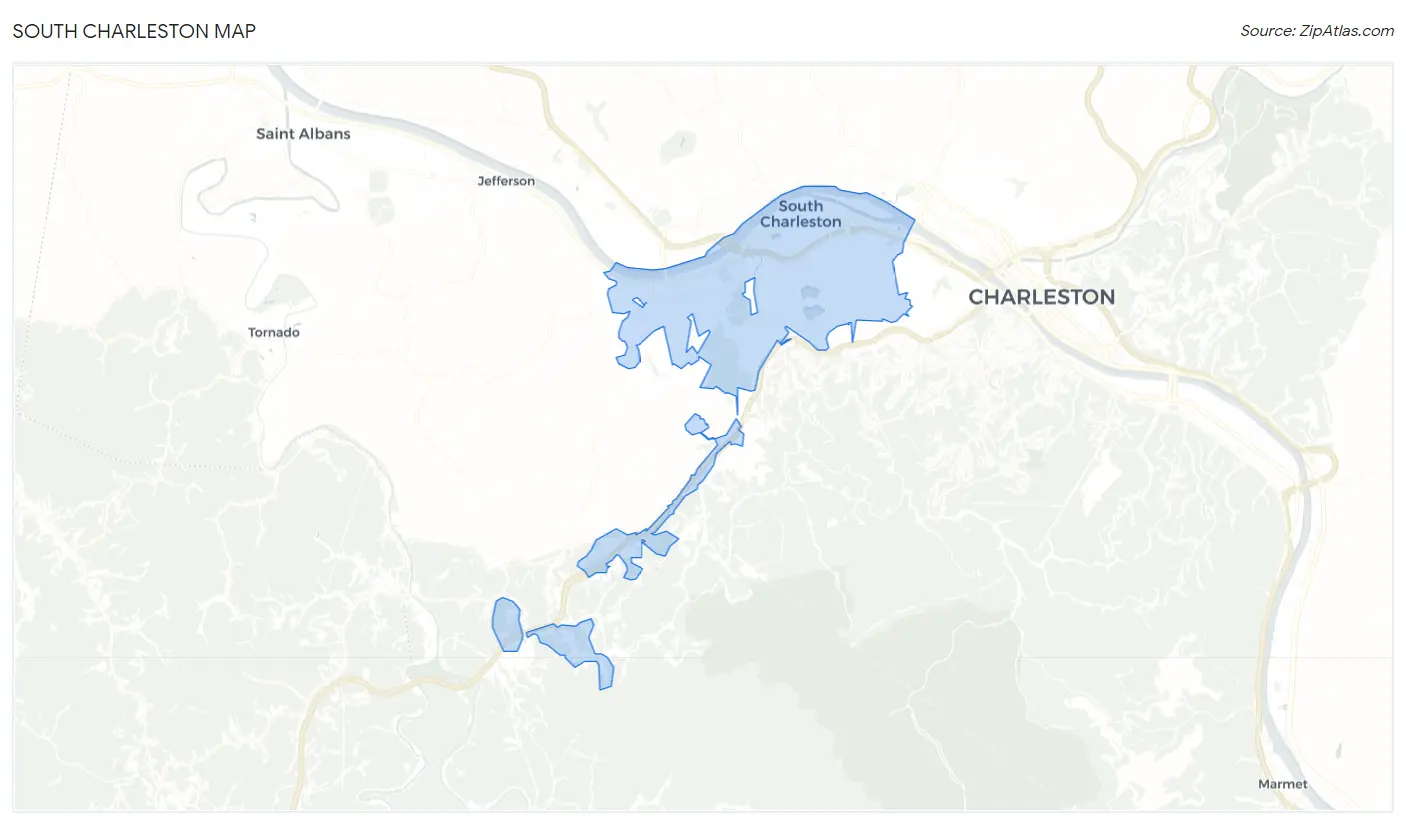 South Charleston Map