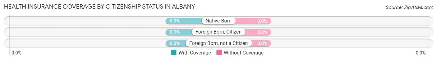 Health Insurance Coverage by Citizenship Status in Albany