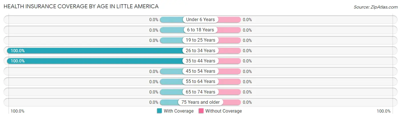 Health Insurance Coverage by Age in Little America