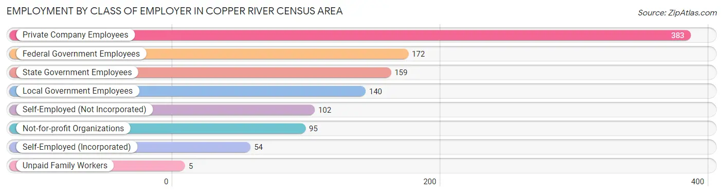 Employment by Class of Employer in Copper River Census Area