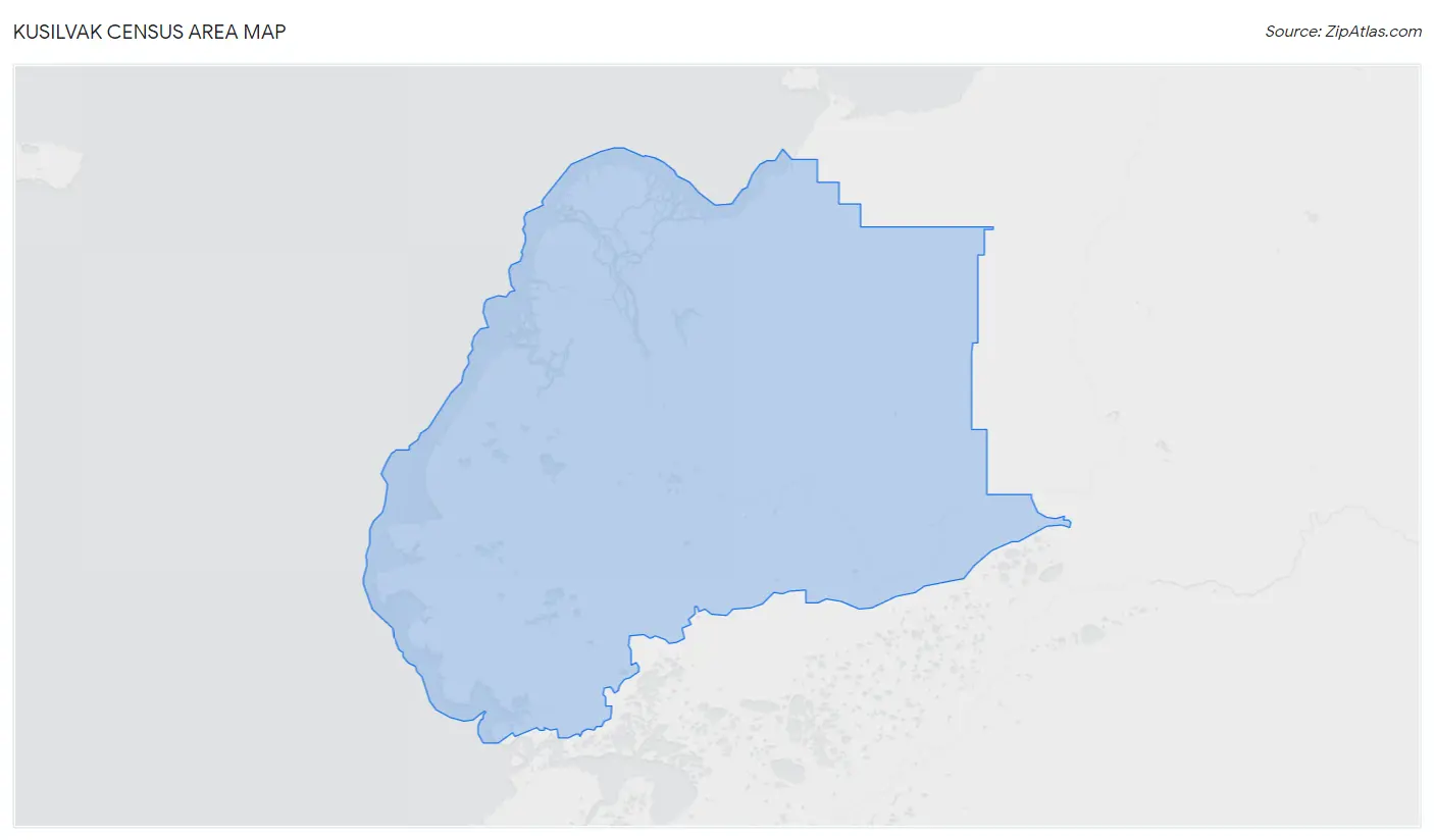 Kusilvak Census Area Map