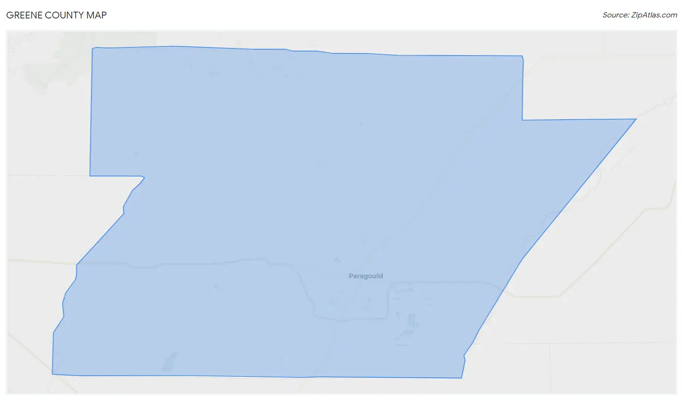 Greene County Map