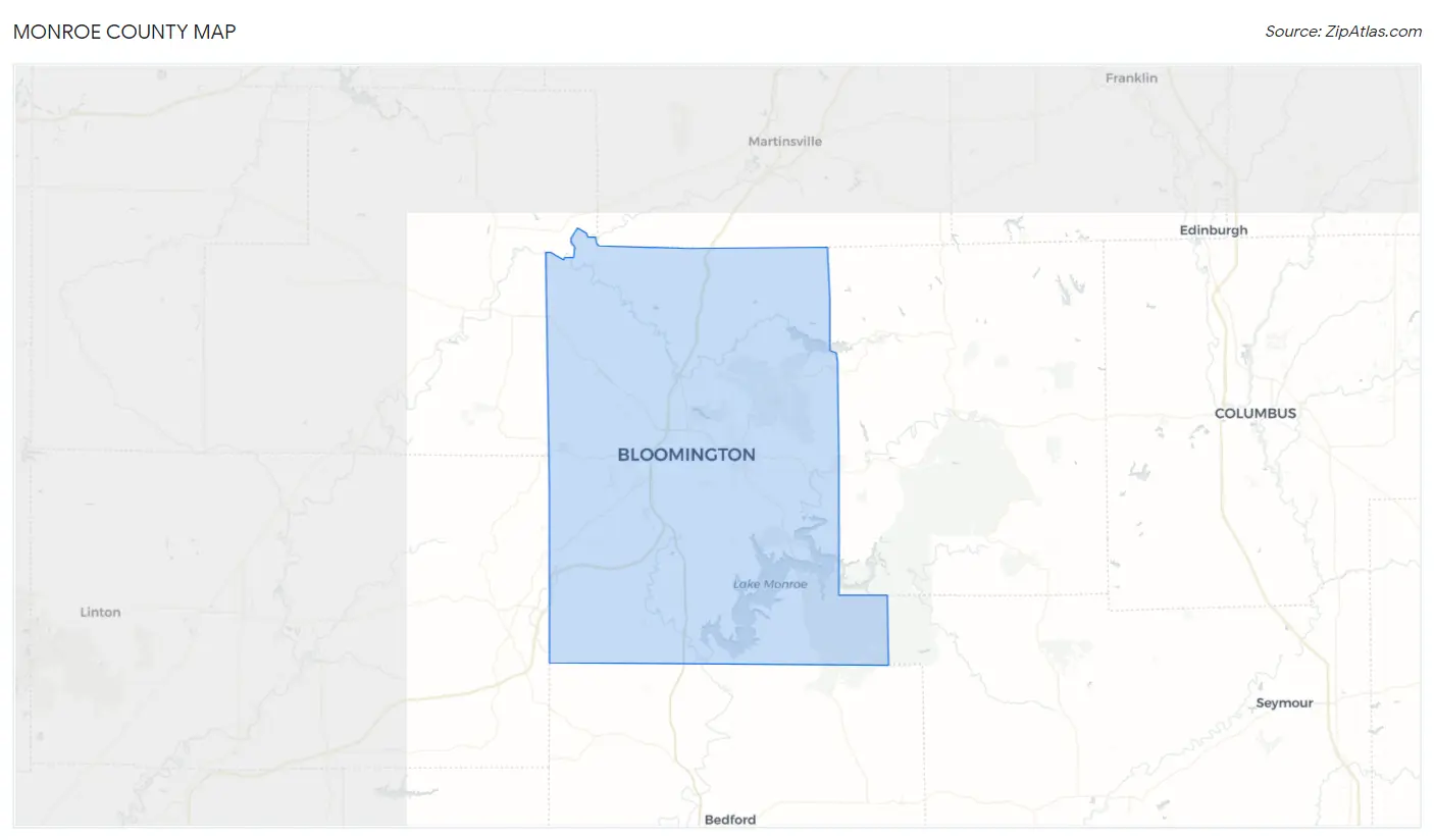Monroe County Map