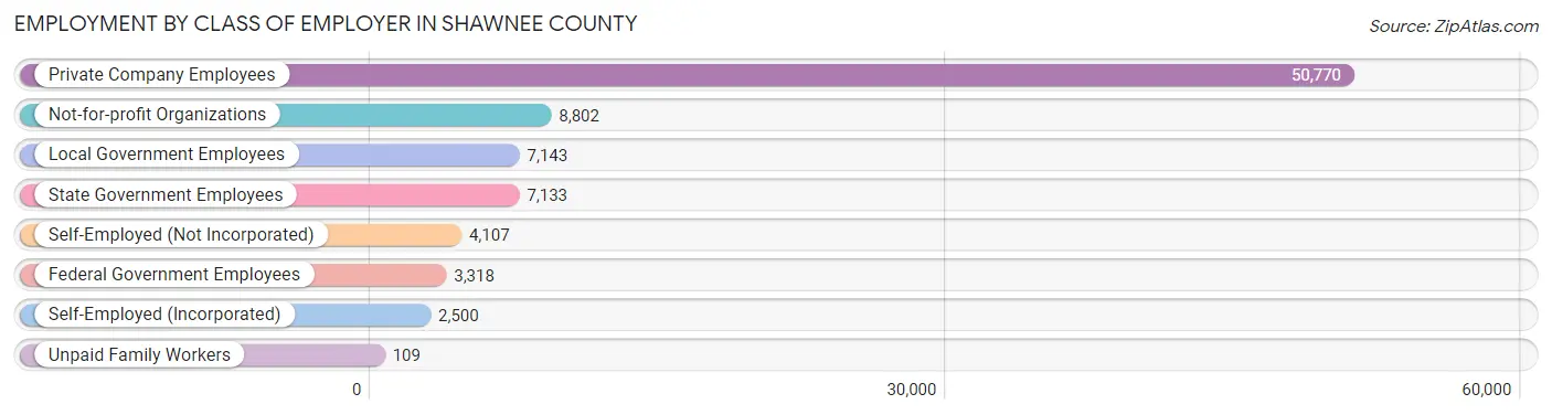 Employment by Class of Employer in Shawnee County
