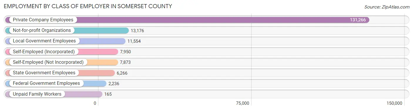 Employment by Class of Employer in Somerset County