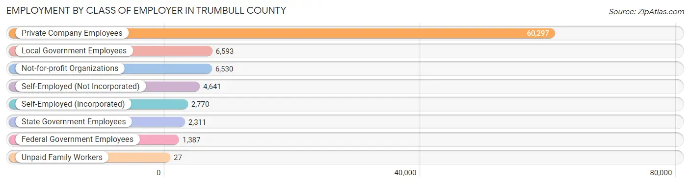Employment by Class of Employer in Trumbull County