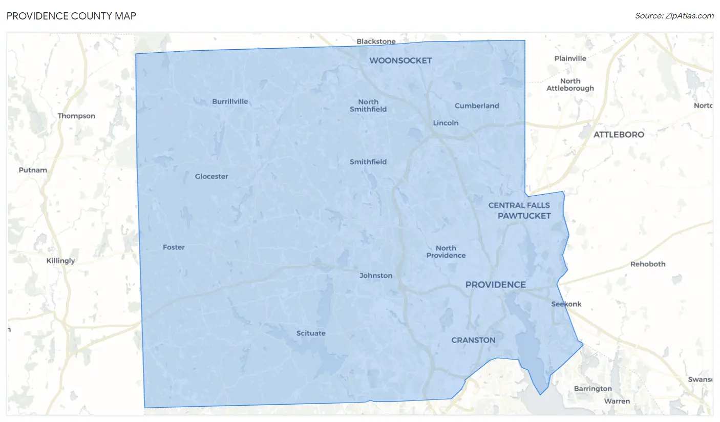 Providence County Map