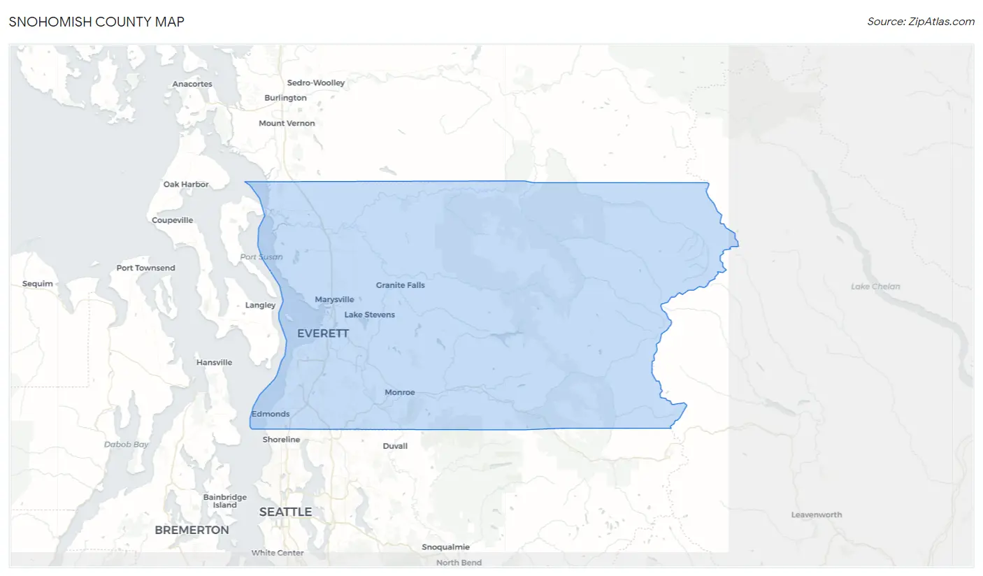 Snohomish County Map