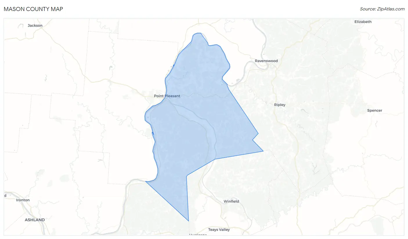Mason County Map