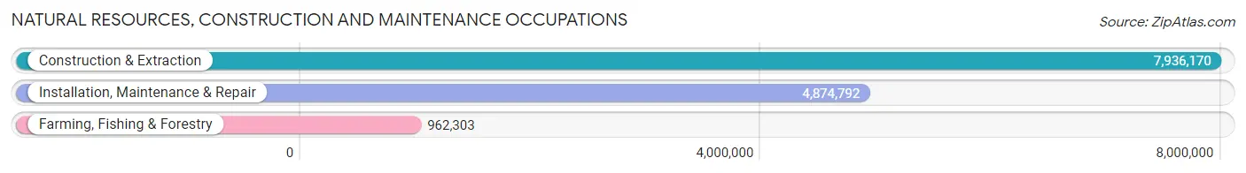 Natural Resources, Construction and Maintenance Occupations in the United States