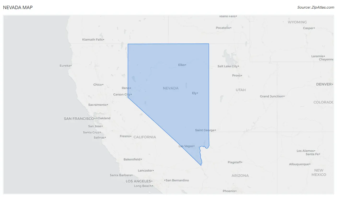 Nevada Map