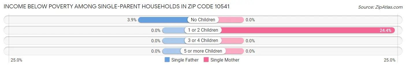 Income Below Poverty Among Single-Parent Households in Zip Code 10541