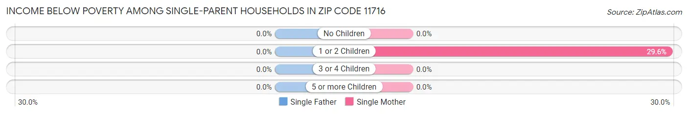 Income Below Poverty Among Single-Parent Households in Zip Code 11716