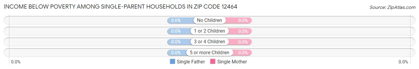Income Below Poverty Among Single-Parent Households in Zip Code 12464