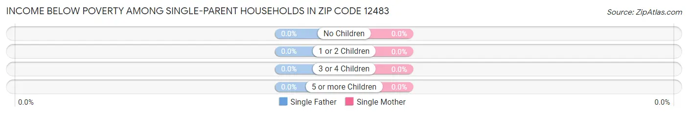 Income Below Poverty Among Single-Parent Households in Zip Code 12483