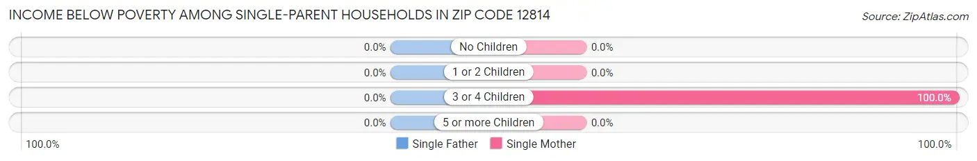Income Below Poverty Among Single-Parent Households in Zip Code 12814