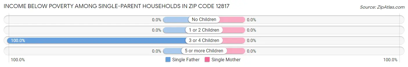 Income Below Poverty Among Single-Parent Households in Zip Code 12817