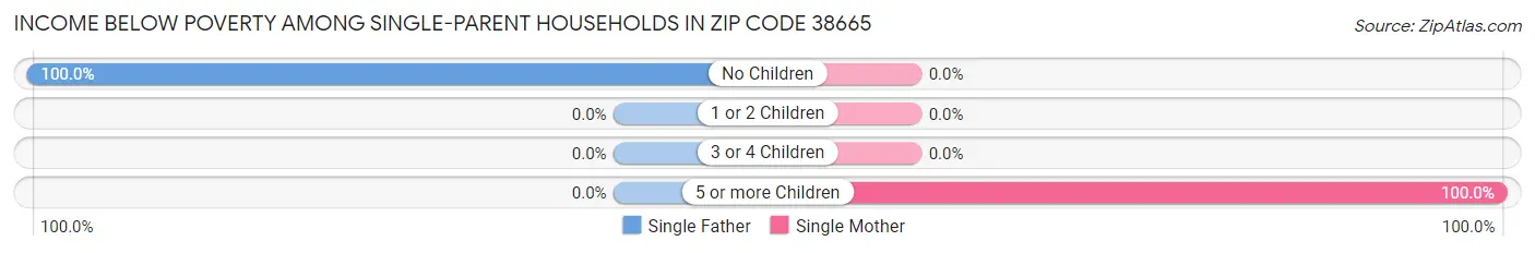 Income Below Poverty Among Single-Parent Households in Zip Code 38665