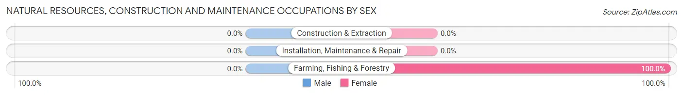 Natural Resources, Construction and Maintenance Occupations by Sex in Zip Code 59424