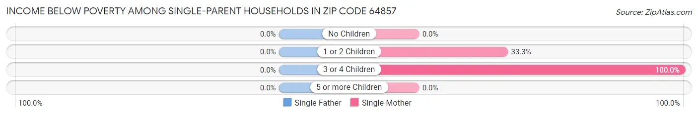 Income Below Poverty Among Single-Parent Households in Zip Code 64857