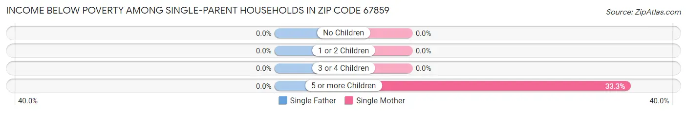 Income Below Poverty Among Single-Parent Households in Zip Code 67859