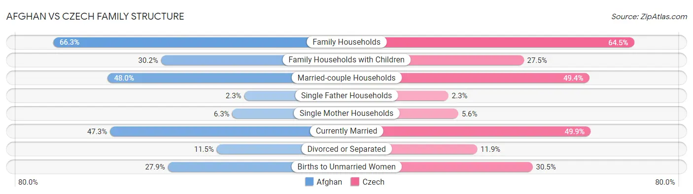 Afghan vs Czech Family Structure