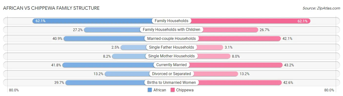 African vs Chippewa Family Structure