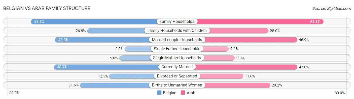 Belgian vs Arab Family Structure