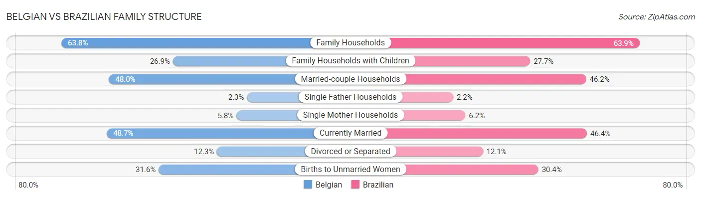 Belgian vs Brazilian Family Structure