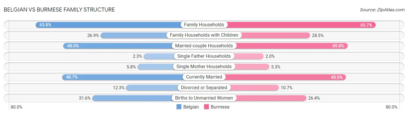 Belgian vs Burmese Family Structure