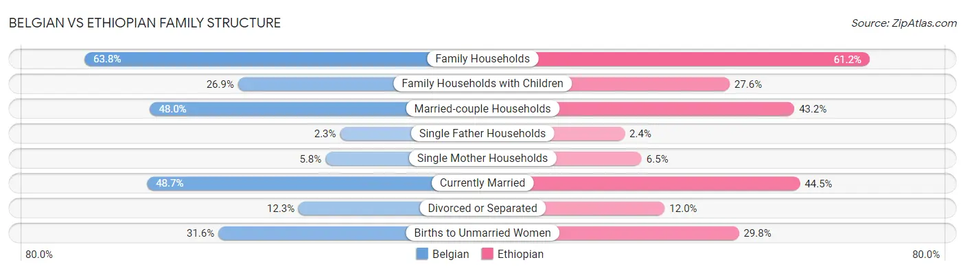 Belgian vs Ethiopian Family Structure