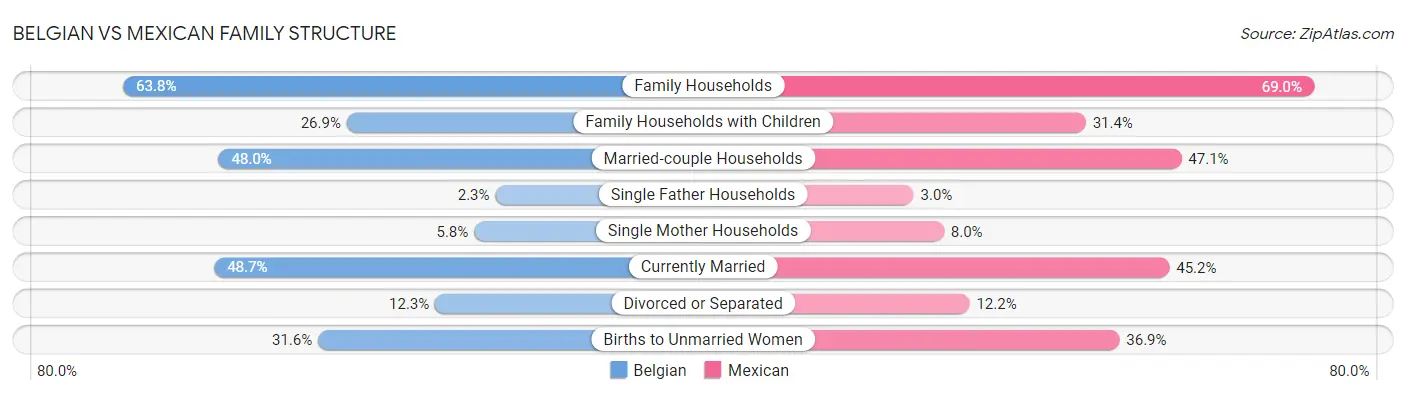 Belgian vs Mexican Family Structure