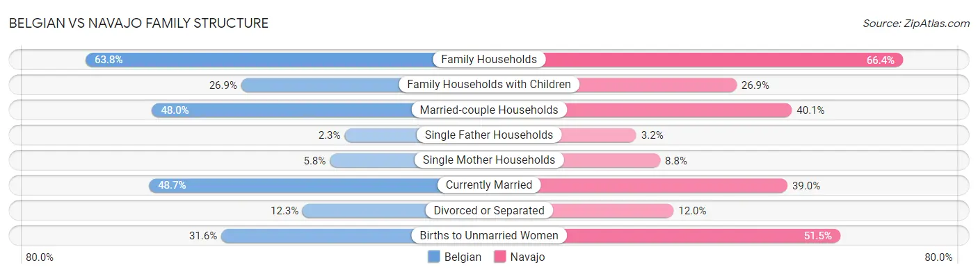 Belgian vs Navajo Family Structure