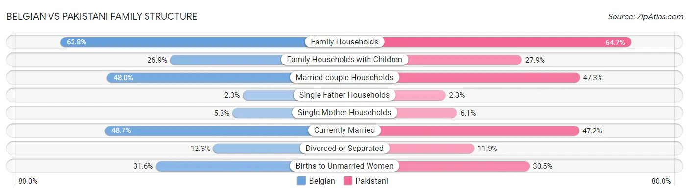 Belgian vs Pakistani Family Structure